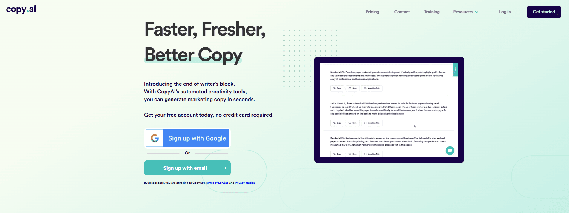 Copy.ai Review - Best AI Story Generator Tools