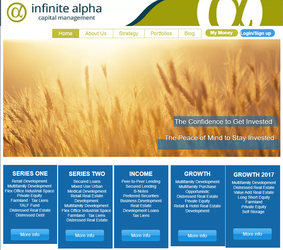 Infinite Alpha Home