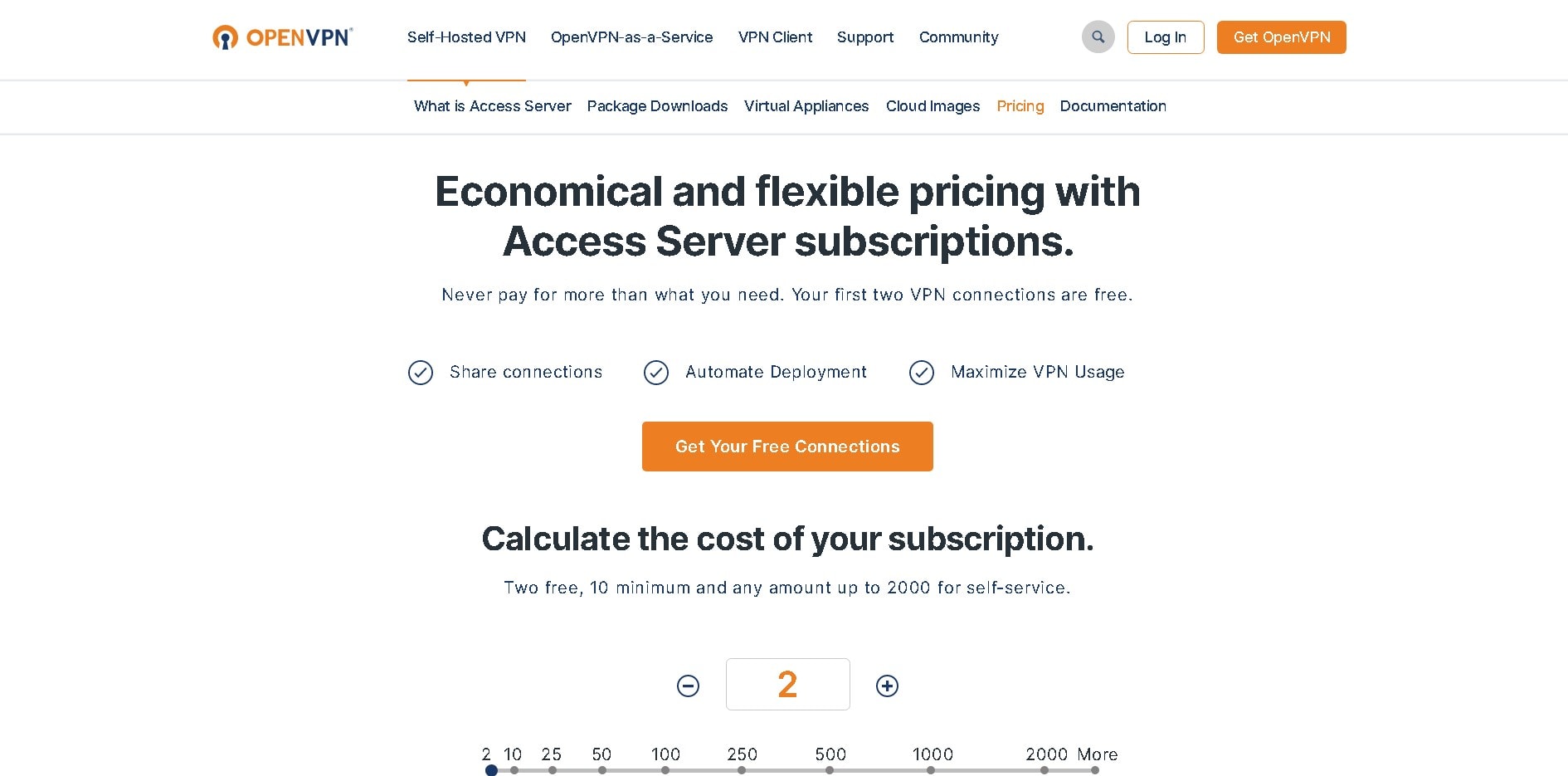 OpenVPN Pricing