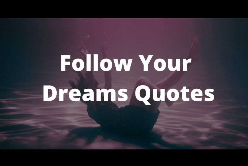 follow your dreams quotes