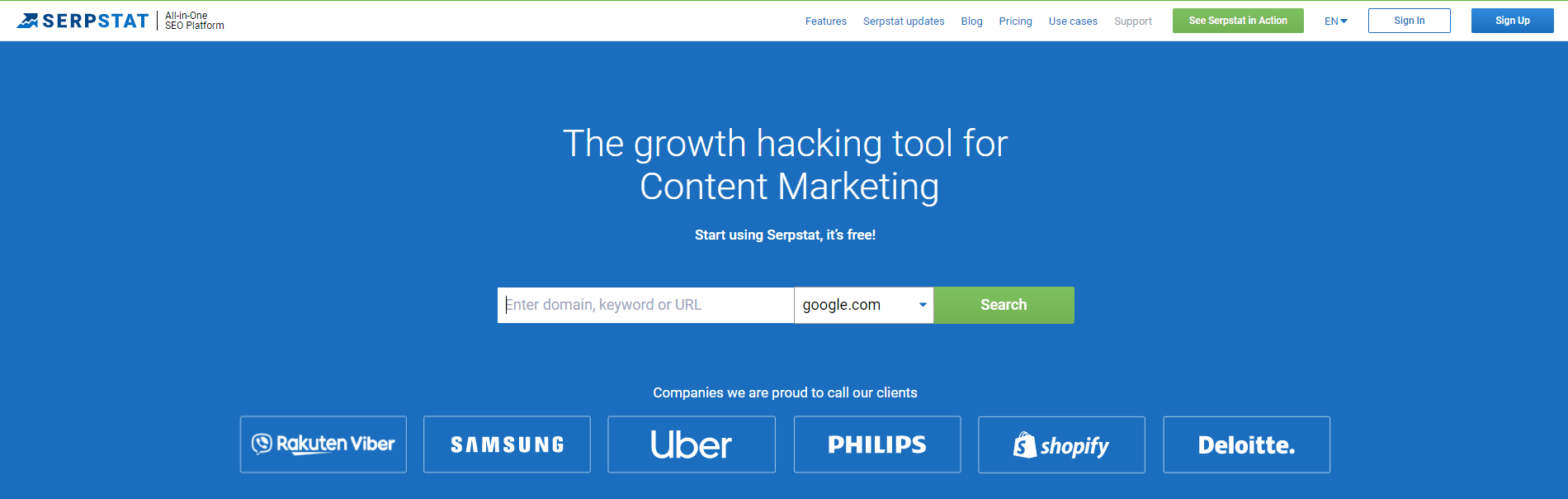Serpstat Home - Best Keyword Clustering Tool