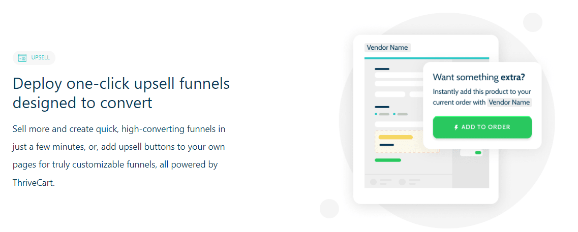 Thrivecart-Upsell