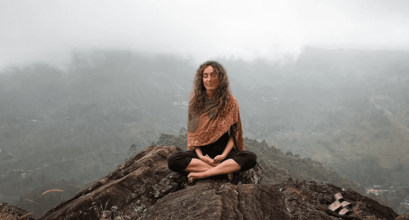 meditating women