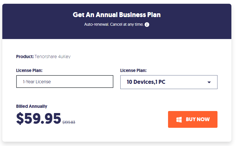 4uKey Business Pricing