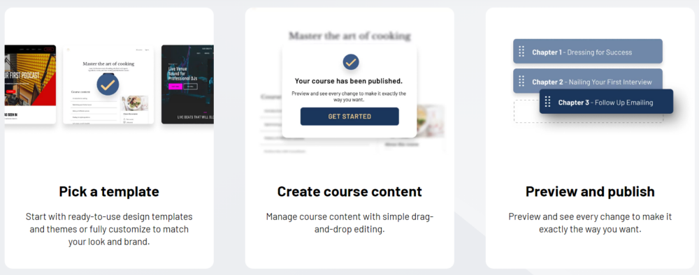 Create Course with Thinkific
