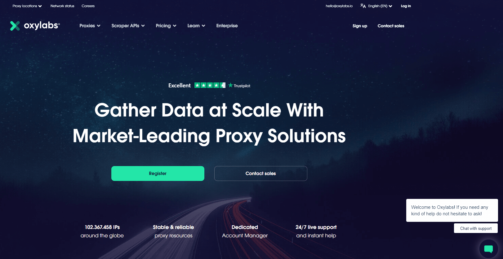 Oxylabs Main - Best Rotating Proxies