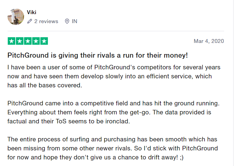 PitchGround customer reviews