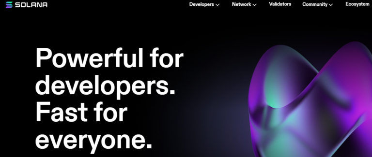 Solana Homepage