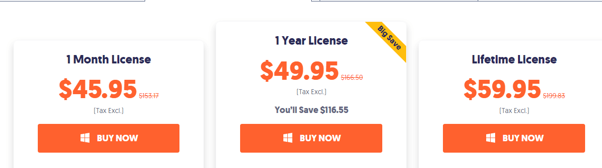 Tenorshare pricing