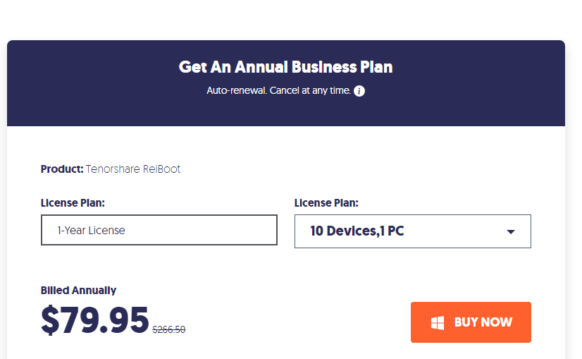  business pricing