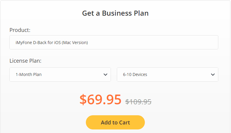imyfone business pricing