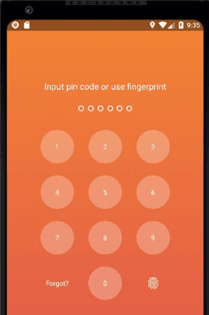 use a screen lock code with pin- improve android privacy
