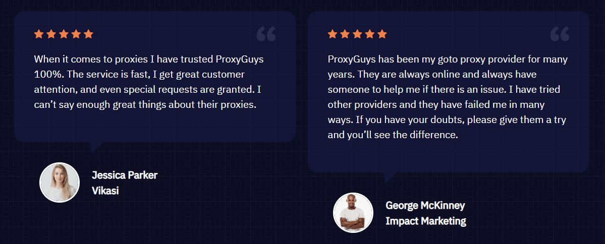 ProxyGuys Ease of Use