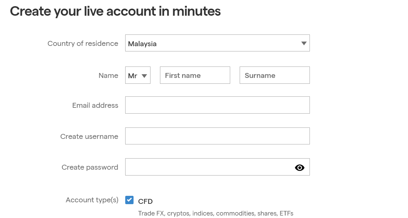 cfd account
