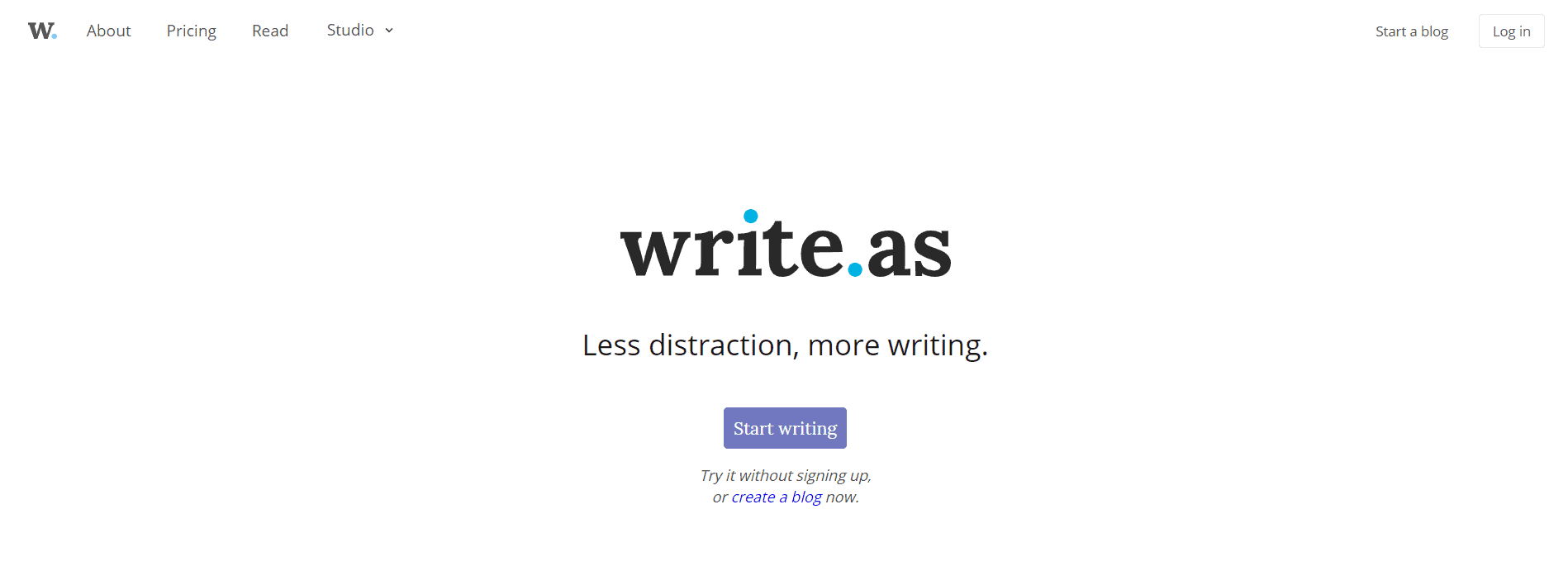 Write.as Overview - Best Anonymous Blogging Platforms