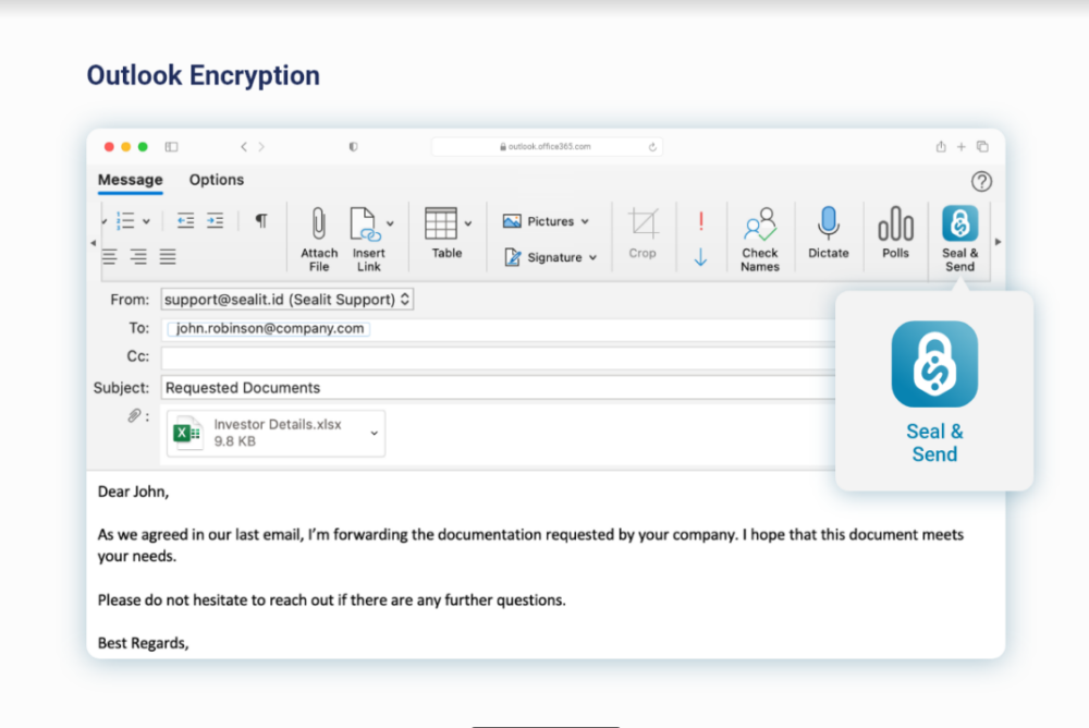 Sealit Outlook Encryption