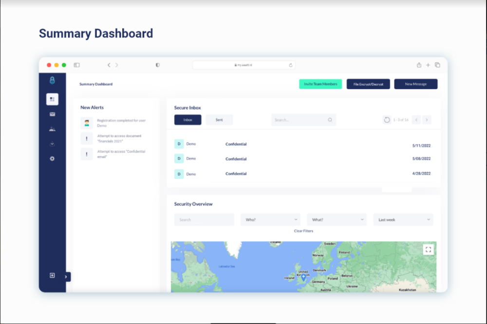 Sealit Summary Dashboard