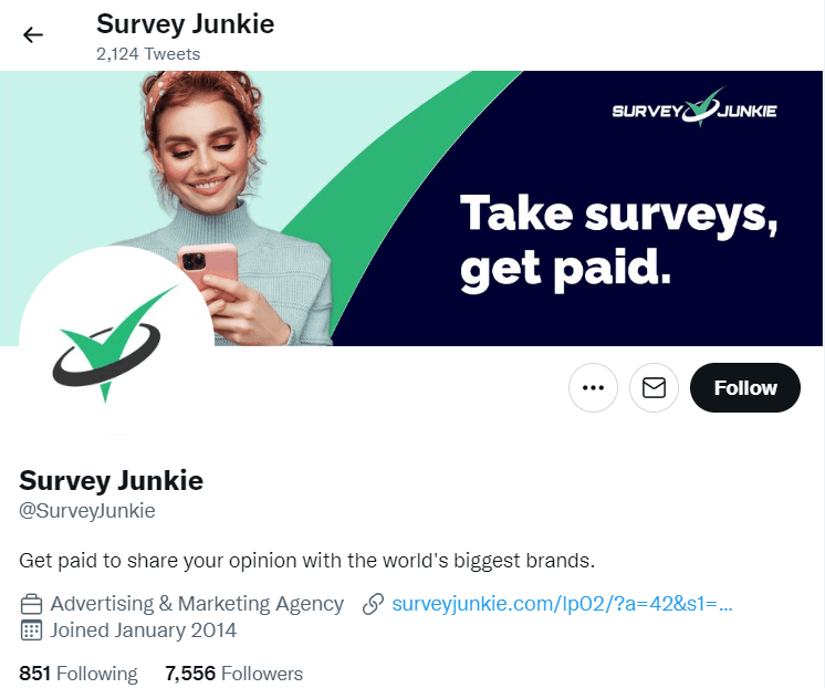 Survey Junkie Page