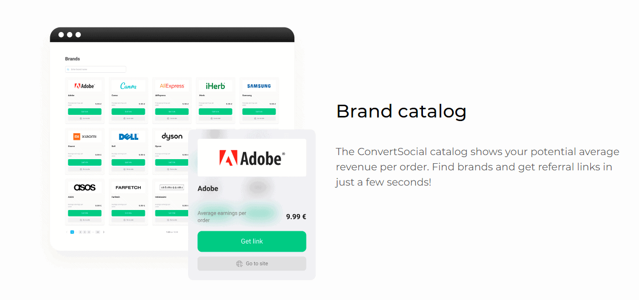 Convert Social Brand Catalog Tools