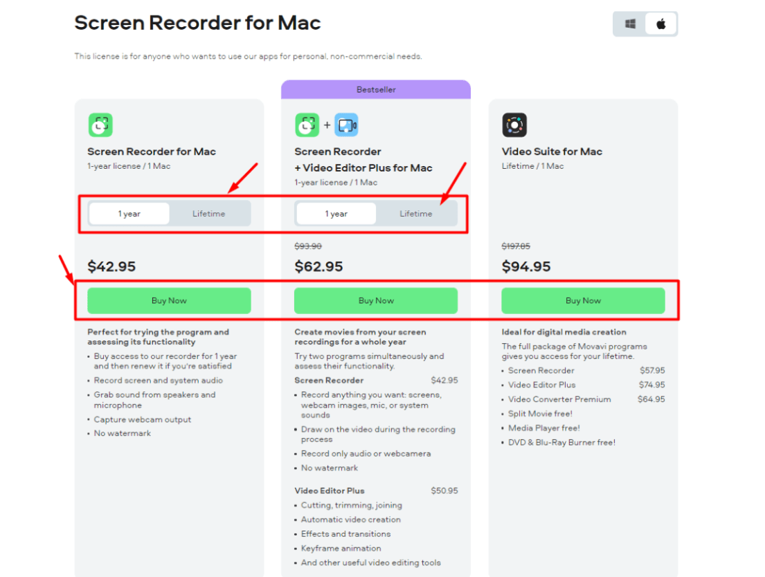 Mac plans