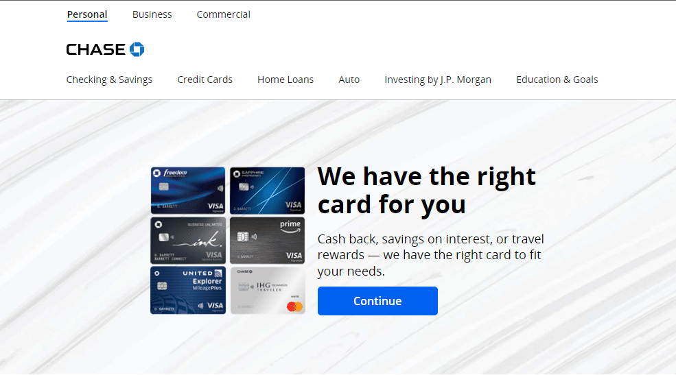 Chase- Credit Card Affiliate Programs