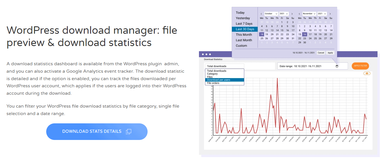 File preview and download data