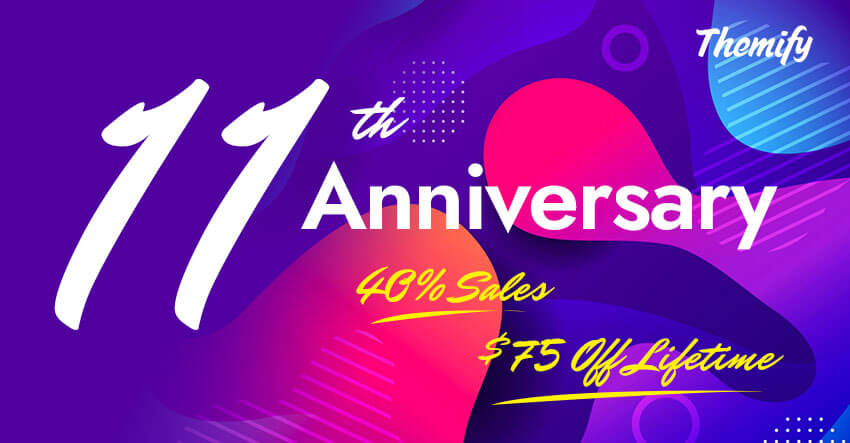 Themify 11th anniversary coupon code