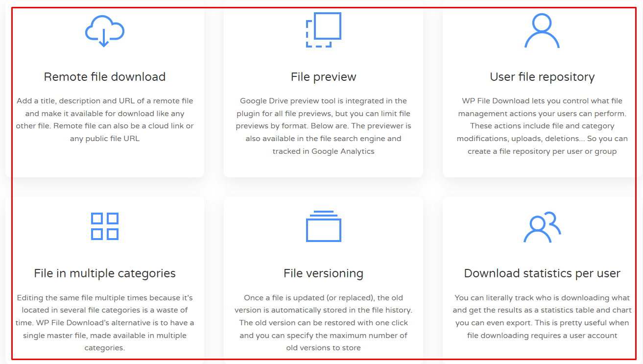 WP File Download - Best Features