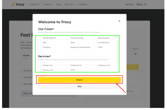 Choose your use cases and services