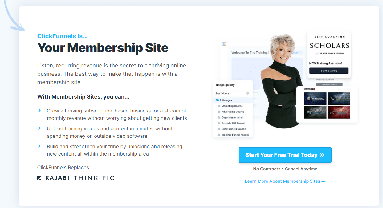 ClickFunnels 2.0 Membership Site Features