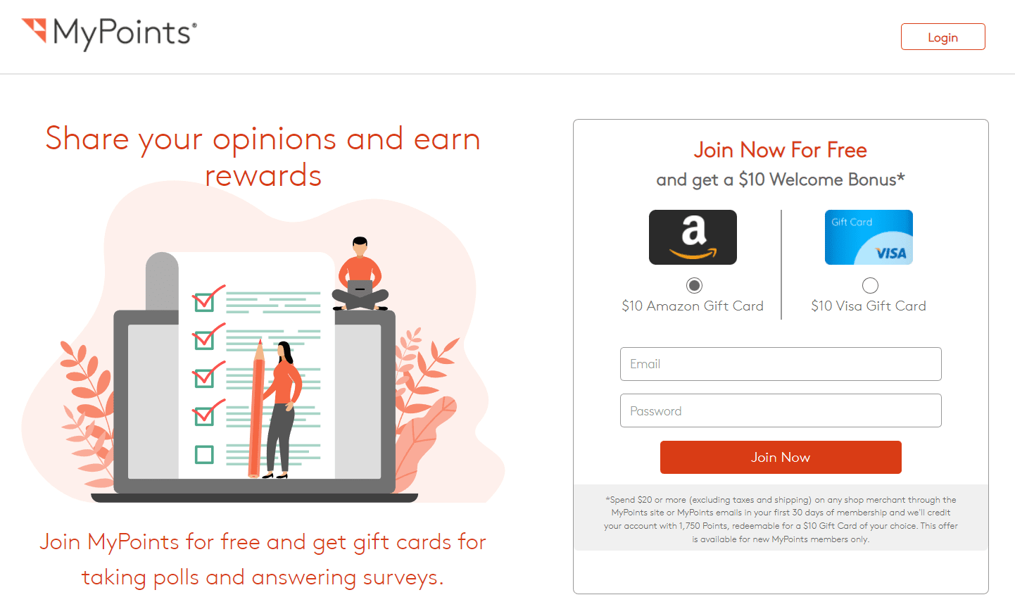 MyPoints - Highest Paying Survey Sites