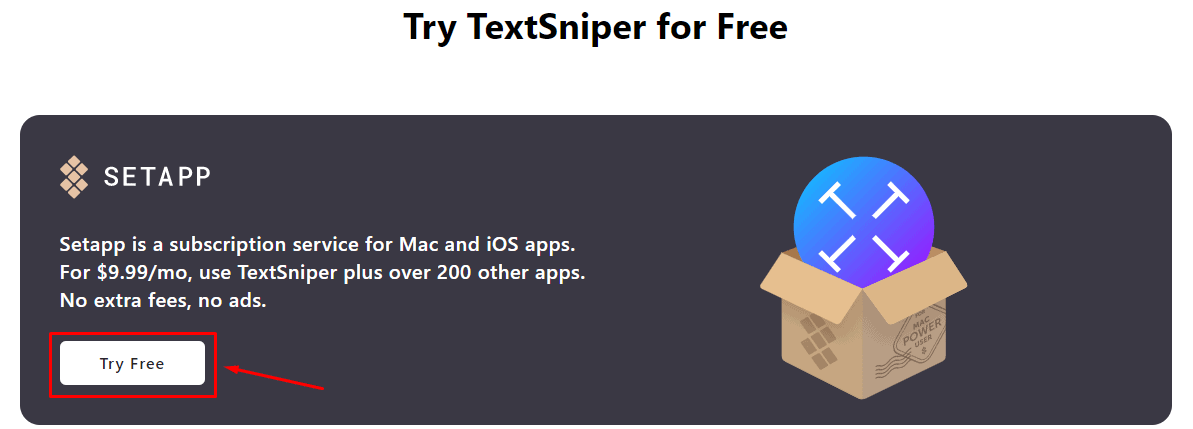 Try TextSniper for Free