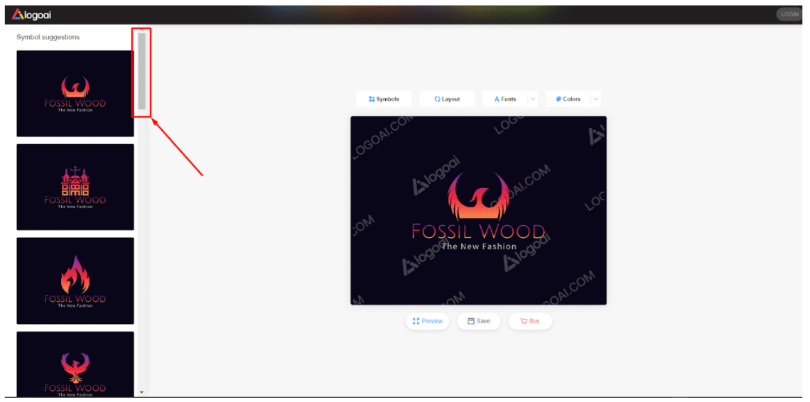 choose the logo of your choice