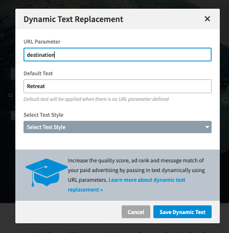 Dynamic Text Replacement 