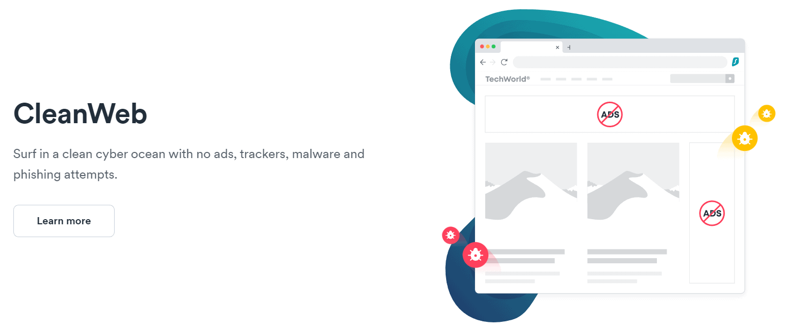 Surfshark CleanWeb Features
