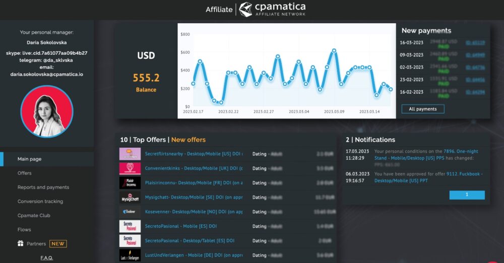 cpamatica main page