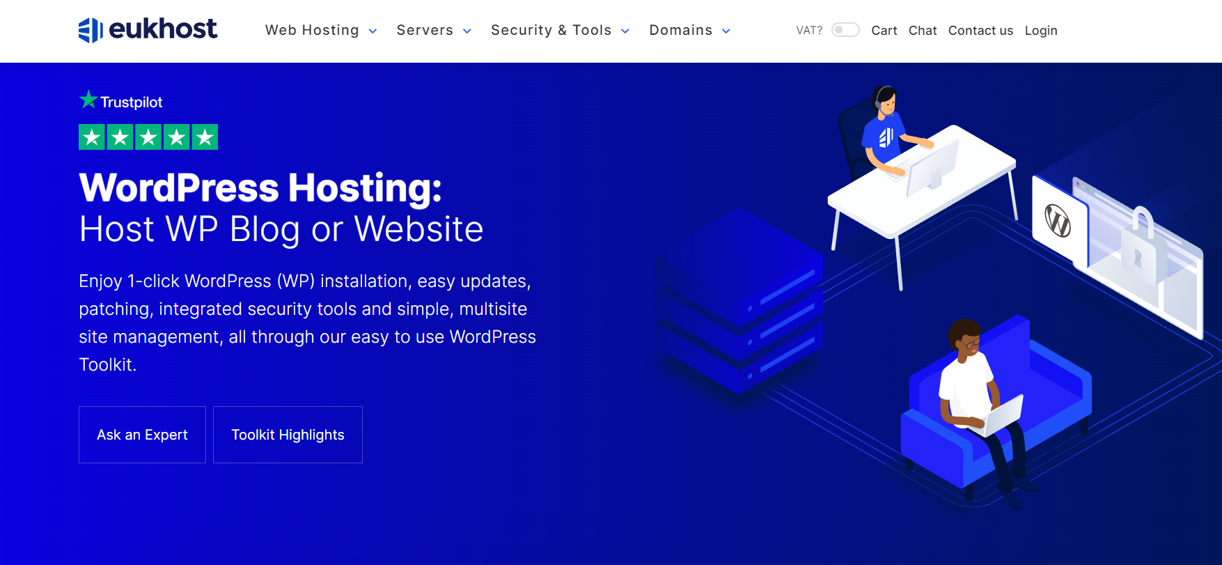 eUKhost WordPress-Hosting