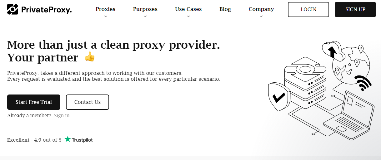 panoramica del proxy privato