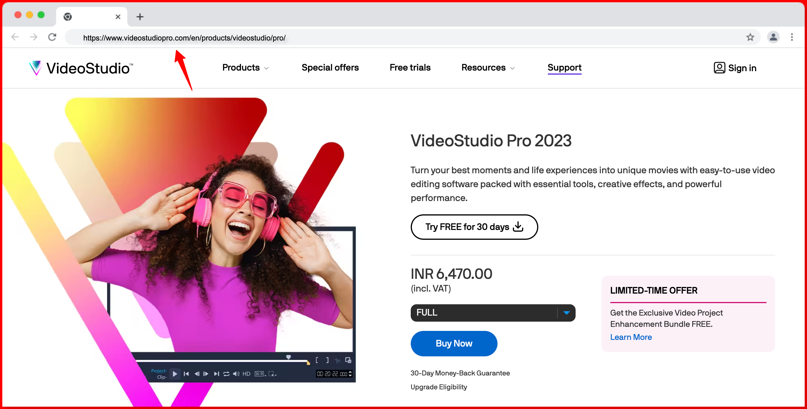 VideoStudio-Pro-Edición-de-Video-Página de inicio