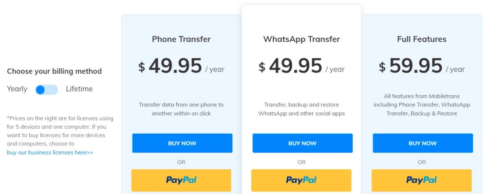 preços trans mac para celular